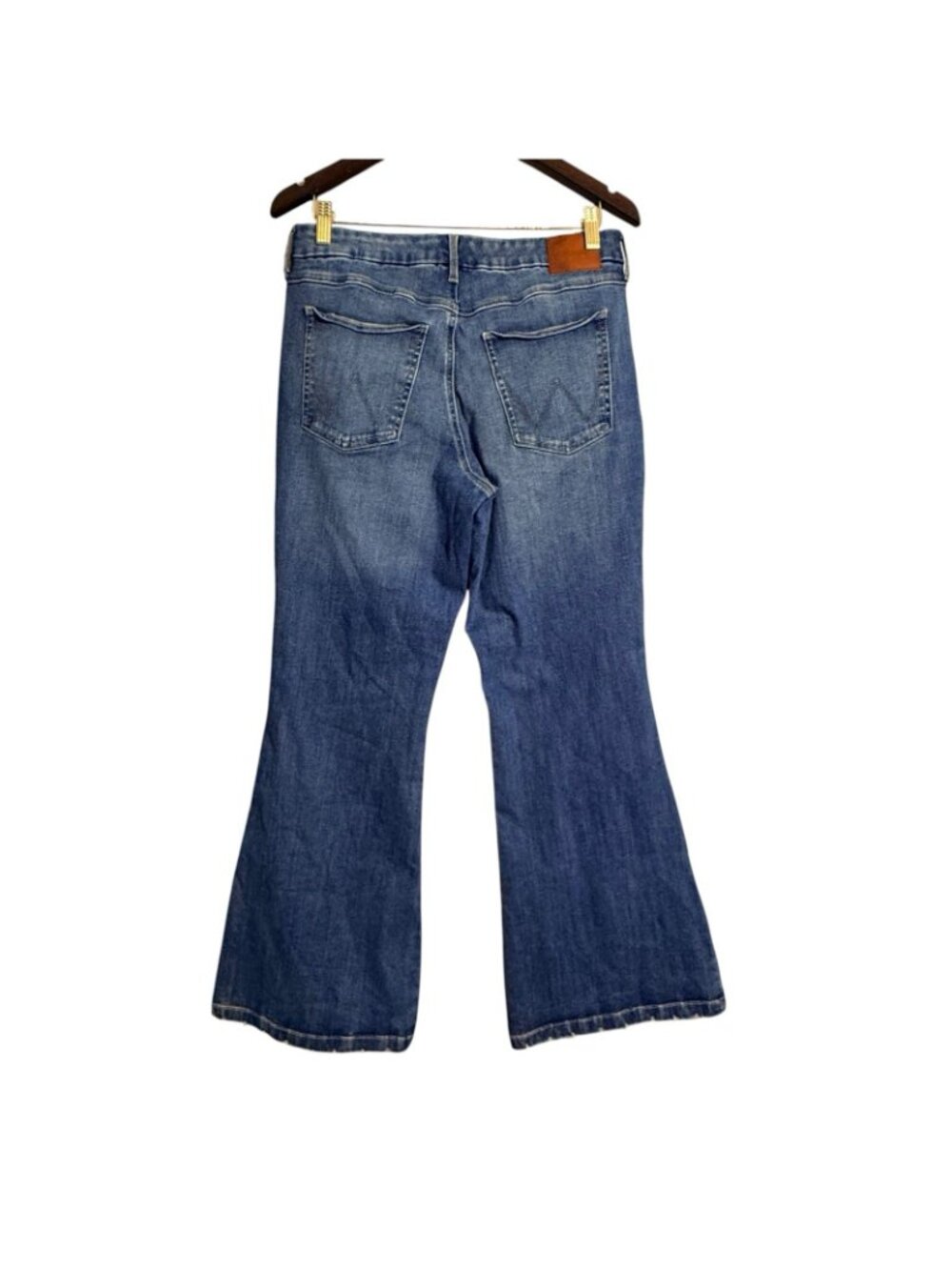 Wrangler Bespoke Flare Bootcut Wide Jeans Women Size 32 Cowboy Cowgirl Western - Picture 2 of 12